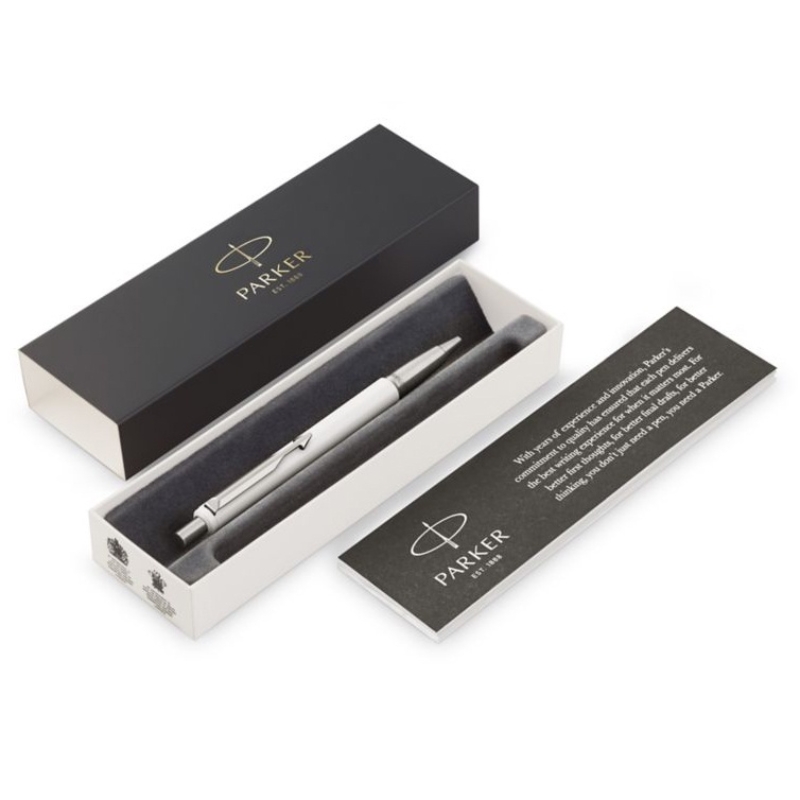 Bút Bi Parker Vector X-White TB6-2027660 2 Bút Bi Cao Cấp Parker Vector X-White TB6-2027660