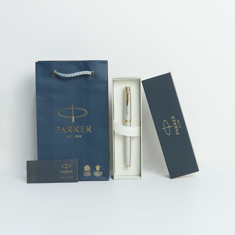 Bút Lông Bi Parker IM PRM X-Grey GT TB4-1975587 12 Bút Lông Bi Parker IM PRM X-Grey GT TB4-1975587