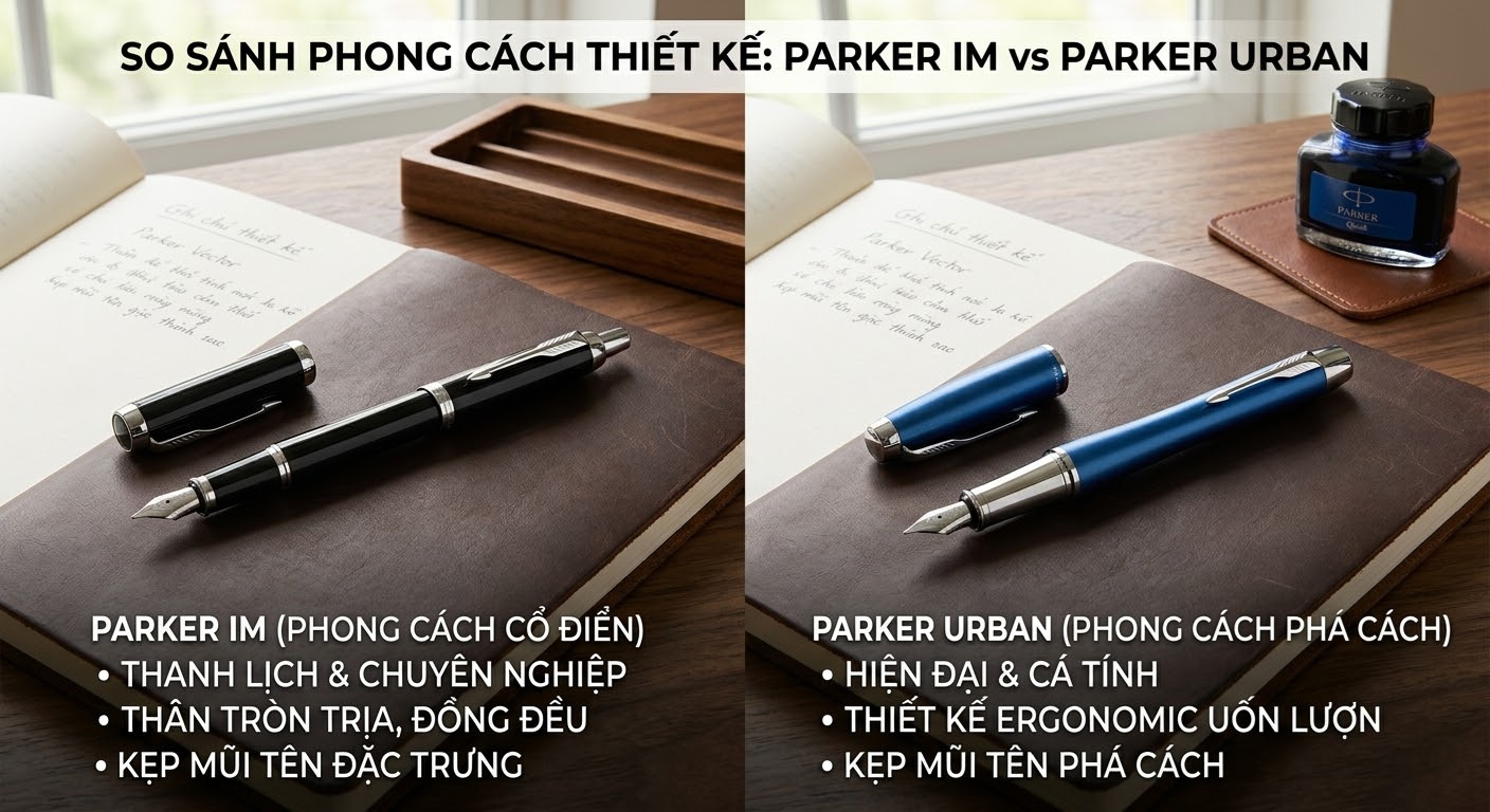 So Sánh Parker IM Và Parker Urban: Đâu Là Lựa Chọn Hoàn Hảo Cho Bạn? 1 so sánh Parker IM và Parker Urban chi tiết