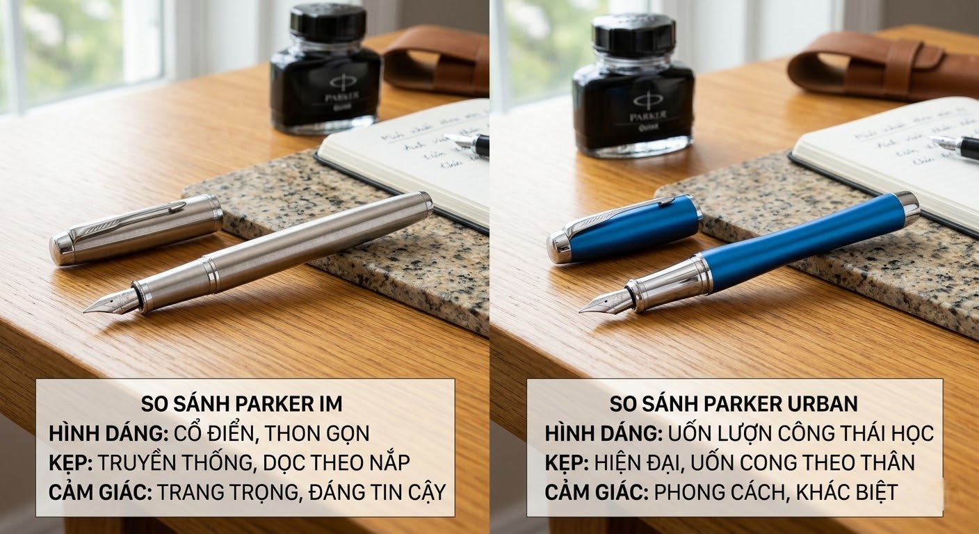 So Sánh Parker IM Và Parker Urban: Đâu Là Lựa Chọn Hoàn Hảo Cho Bạn? 2 so sánh Parker IM và Parke Urban
