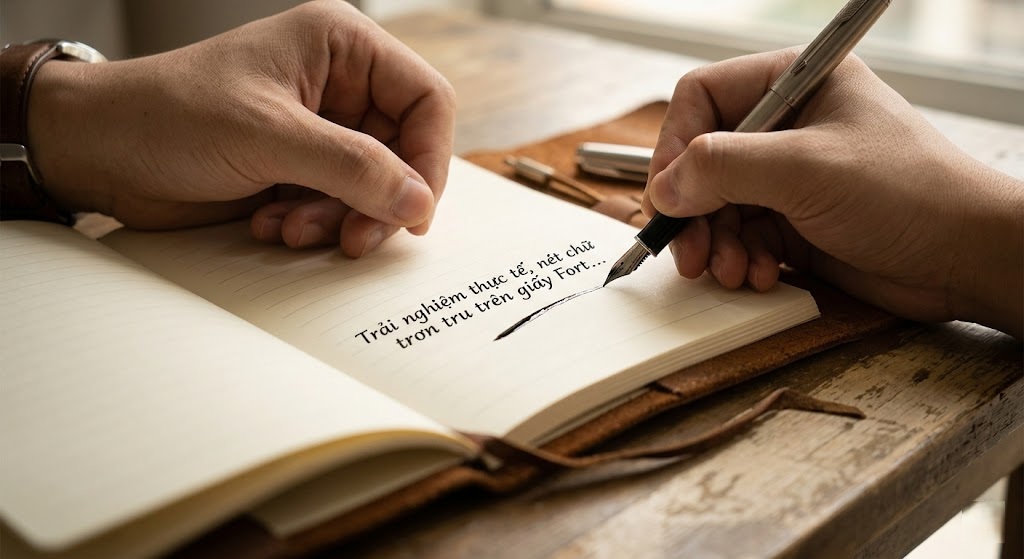 Review Đánh Giá Bộ Quà Tặng Bút Parker Kèm Sổ Da Cao Cấp: Đỉnh Cao Quà Tặng Doanh Nhân 2 lõi giấy cao cấp bên trong sổ được thiết kế để tương thích hoàn hảo với các dòng ngòi bút dạ bi và bút máy Parker.